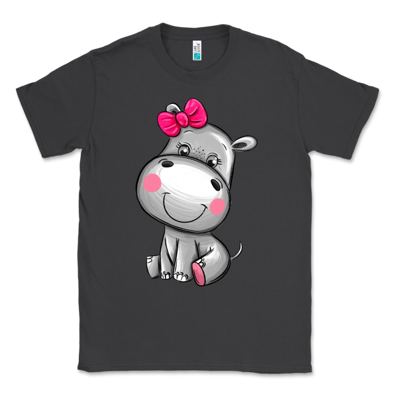Cute Hippopotamus Classic Tee by AdoDesignShop | Teevron