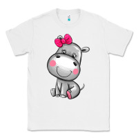 White cute hippopotamus Classic Tee - AdoDesignShop
