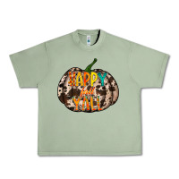 Oil Green happy fall yall Urban Heavy Tee - RacoonDesign