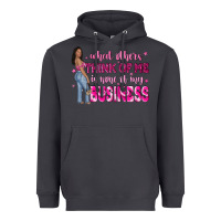 Smoke what other think of me is none of my business Heavyweight Hoodie - NancyCooperArtShop