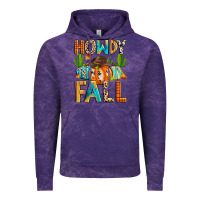 Cloud Purple howdy fall Vintage Hoodie - Zillion Design Studio