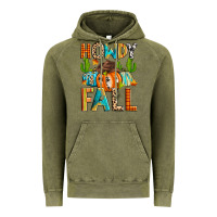Vintage Olive howdy fall Vintage Hoodie - Zillion Design Studio