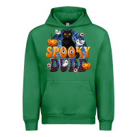 Emerald Spooky Dude Urban Hoodie - texasbilliewilder
