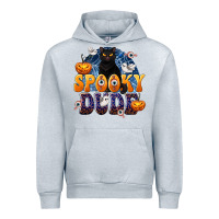 Heather Grey Spooky Dude Urban Hoodie - texasbilliewilder