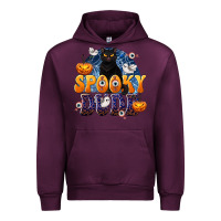 Mauve Wine Spooky Dude Urban Hoodie - texasbilliewilder