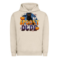 Pigment French Oak Spooky Dude Urban Hoodie - texasbilliewilder