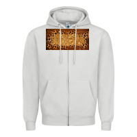Dove Grey wooden leopard glitter  license plate template Zipper Hoodie - BarkalooDesign