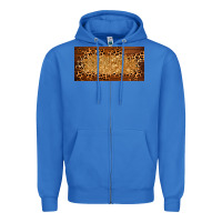 True Royal wooden leopard glitter  license plate template Zipper Hoodie - BarkalooDesign