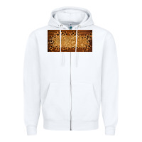 White wooden leopard glitter  license plate template Zipper Hoodie - BarkalooDesign
