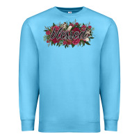 Ocean Blue blessed Premium Sweatshirt - NancyCooperArtShop