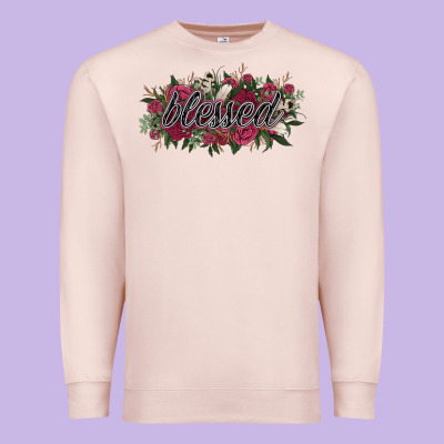 Blessed Premium Sweatshirt Designed By Nancycooperartshop