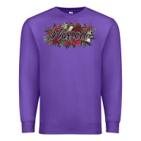 Purple blessed Premium Sweatshirt - NancyCooperArtShop