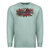 Seafoam blessed Premium Sweatshirt - NancyCooperArtShop