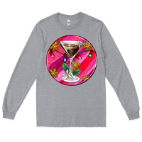 Heather Grey Christmas espresso martini Long Sleeve Tee - AdoDesignShop