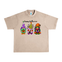 French Oak happy halloween gnomes black Urban Heavy Tee - RacoonDesign