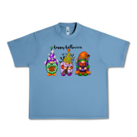 Pebble Blue happy halloween gnomes black Urban Heavy Tee - RacoonDesign