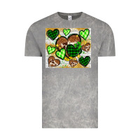 Cloud Rock St. Patrick's Day hearts tumbler Vintage Tee - Neo Western