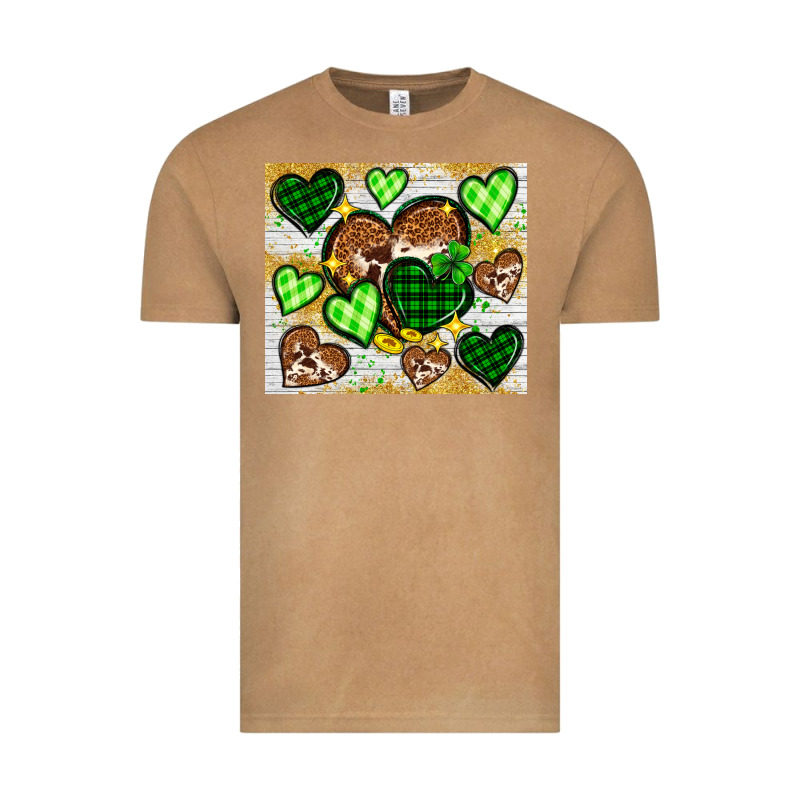 St. Patrick's Day Hearts Tumbler Vintage Tee by Neo Western | Teevron
