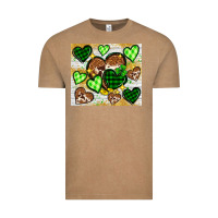 Vintage Coffee St. Patrick's Day hearts tumbler Vintage Tee - Neo Western
