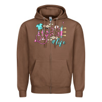 Chestnut nurse life Zipper Hoodie - BarkalooDesign