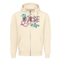 Sandshell nurse life Zipper Hoodie - BarkalooDesign