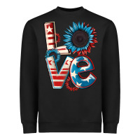 Black Love 4th of July Heavyweight Sweatshirt - CowGirlArtShop