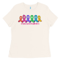 Bone fight cancer in all colors Ladies Tee - AdoDesignShop