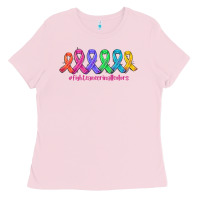 Fight Cancer In All Colors Ladies Tee | Teevron