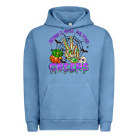 Pigment Pebble Blue people give me the creeps Urban Hoodie - NancyCooperArtShop