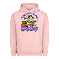 Pigment Salmon people give me the creeps Urban Hoodie - NancyCooperArtShop