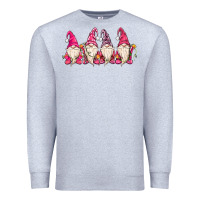 Heather Grey christmas gnomies Premium Sweatshirt - MaliasSmallBusiness