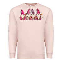 Pale Pink christmas gnomies Premium Sweatshirt - MaliasSmallBusiness