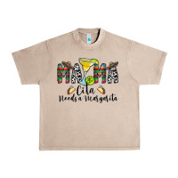 French Oak Mama Cita Needs a Margarita Urban Heavy Tee - CowhideDigitalArt