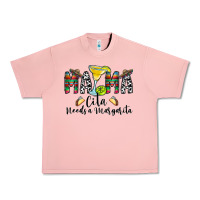 Salmon Mama Cita Needs a Margarita Urban Heavy Tee - CowhideDigitalArt