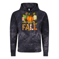 Cloud Black happy fall Vintage Hoodie - Zillion Design Studio
