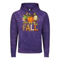 Cloud Purple happy fall Vintage Hoodie - Zillion Design Studio