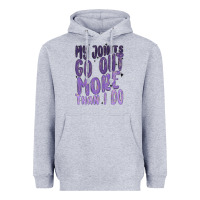 Heather Grey my joints go out more than ı do Heavyweight Hoodie - MaliasSmallBusiness