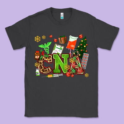 Cna Christmas Classic Tee Designed By Adodesignshop