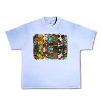 Grape Ice western handdrawn patterns brushstrokes Urban Heavy Tee - BarkalooDesign