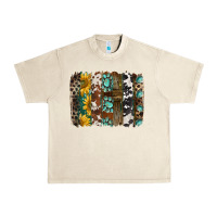 Sandshell western handdrawn patterns brushstrokes Urban Heavy Tee - BarkalooDesign