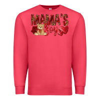 Cardinal mamas boy with leopard Premium Sweatshirt - NancyCooperArtShop
