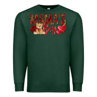 Sports Green mamas boy with leopard Premium Sweatshirt - NancyCooperArtShop