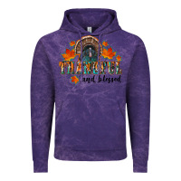 Cloud Purple thankful and blessed Vintage Hoodie - RanaPortraitStore
