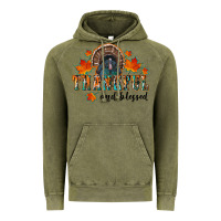 Vintage Olive thankful and blessed Vintage Hoodie - RanaPortraitStore
