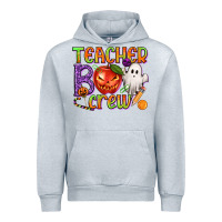 Heather Grey Teacher Boo Crew Urban Hoodie - texasbilliewilder