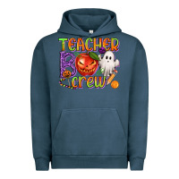 Pigment Midnight Navy Teacher Boo Crew Urban Hoodie - texasbilliewilder