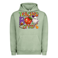 Pigment Oil Green Teacher Boo Crew Urban Hoodie - texasbilliewilder