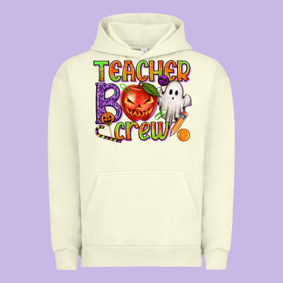 Teacher Boo Crew Urban Hoodie Designed By Texasbilliewilder