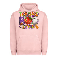 Pigment Salmon Teacher Boo Crew Urban Hoodie - texasbilliewilder