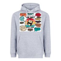 Heather Grey ı keep all my dad jokes in a dad a base Heavyweight Hoodie - MaliasSmallBusiness